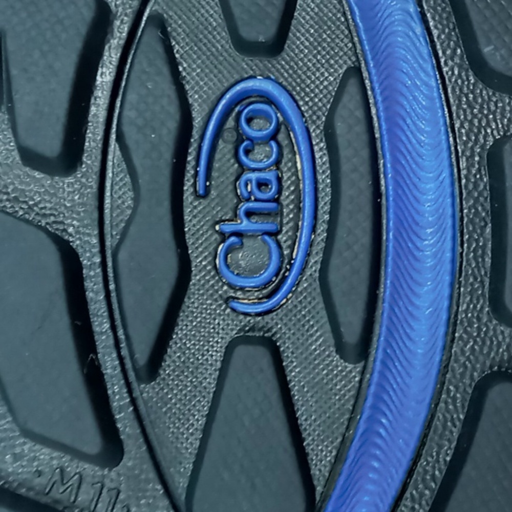 Chaco Men's Strappy Trail Hiking Sandals Blue/Black Size 11 - Picture 10 of 15